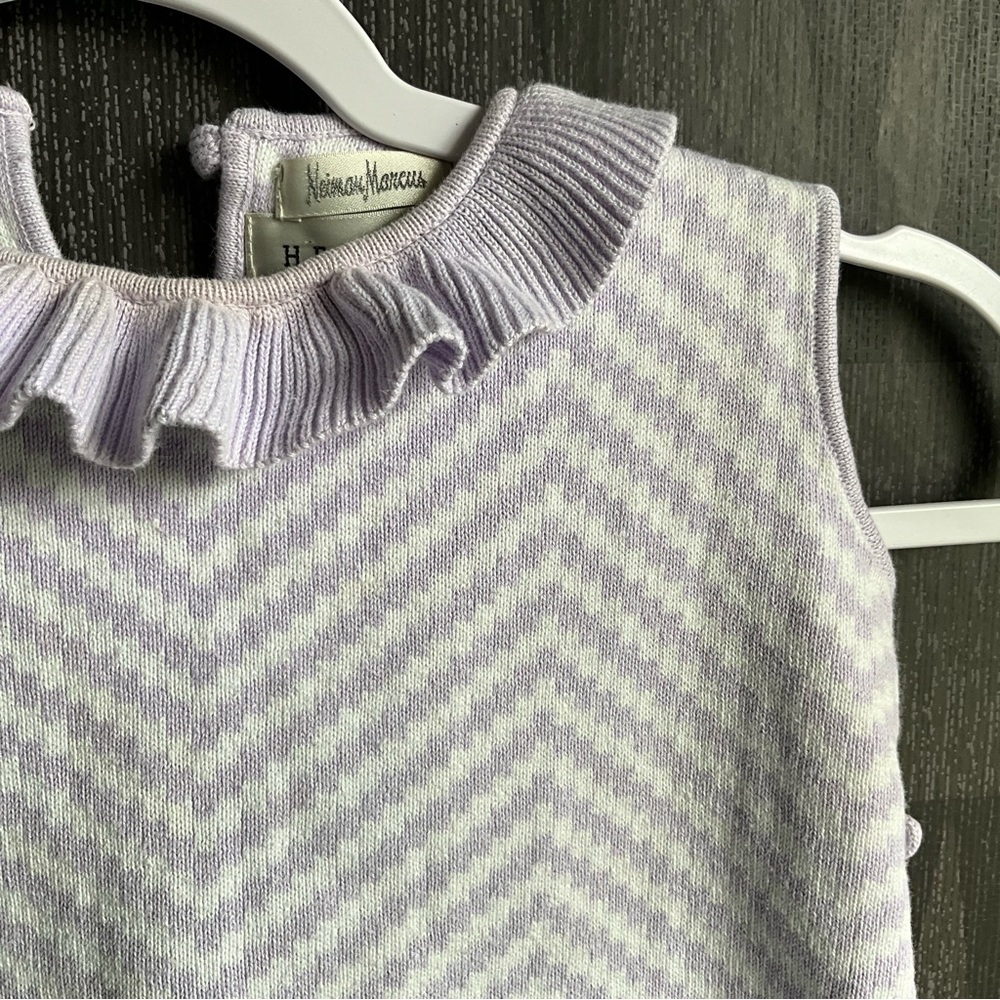 Neiman Marcus Girls dress 4T Lavender - Picture 2 of 3